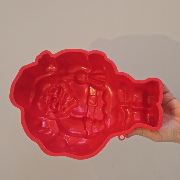 Vintage Jell-O Christmas Santa Clause Mold, Plastic, Arts and Crafts, Ice Cream, - Picture 3 of 5